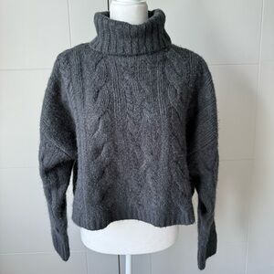 Love Tree grey chunky sweater